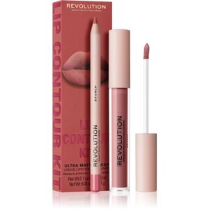 Makeup Revolution Lip Contour Kit ajakápoló készlet árnyalat Brunch
