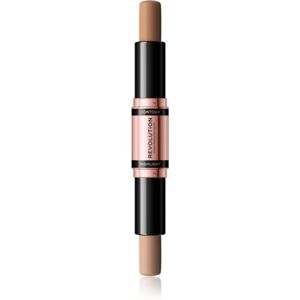 Makeup Revolution Fast Base dupla végű kontur ceruza árnyalat Fair 2x4,3 g