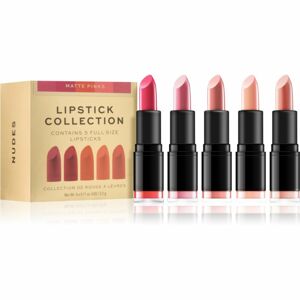 Revolution PRO Lipstick Collection selyem rúzs ajándékszett árnyalat Matte Pinks 5x3,2 g