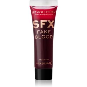 Makeup Revolution SFX Fake Blood multifunkcionális smink a szemre, az ajkakra és az arcra árnyalat Fake Blood 17 ml