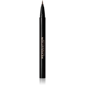 Makeup Revolution Hair Stroke Brow Pen szemöldök fixáló árnyalat Light Brown 0,5 ml