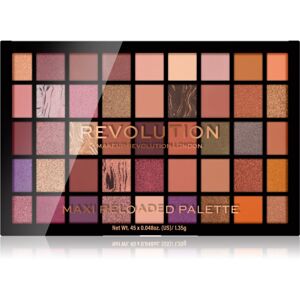 Makeup Revolution Maxi Reloaded Palette púderes szemhéjfesték paletta árnyalat Infinite Bronze 45x1.35 g