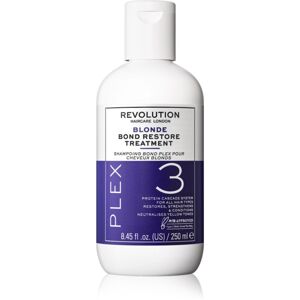 Revolution Haircare Plex Blonde No.3 Bond Restore Treatment intenzív hajkúra száraz és sérült hajra 250 ml