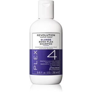 Revolution Haircare Plex Blonde No.4 Bond Shampoo intenzív tápláló sampon száraz és sérült hajra 250 ml