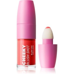 Makeup Revolution Hot Shot Cheeky krémes arcpirosító hidratáló hatással árnyalat Red 4,6 ml