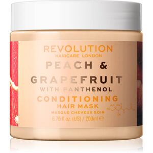 Revolution Haircare Hair Mask Peach & Grapefruit hidratáló és világosító maszk hajra 200 ml