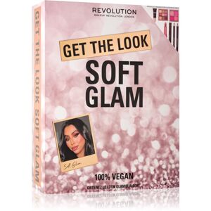 Makeup Revolution Get The Look Soft Glam ajándékszett (az arcra és a szemekre)