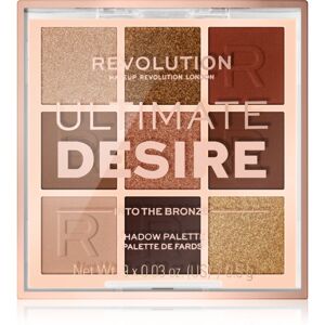 Makeup Revolution Ultimate Desire szemhéjfesték paletta árnyalat Into The Bronze 8,1 g