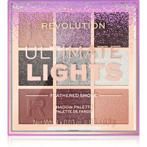 Makeup Revolution Ultimate Lights szemhéjfesték paletta árnyalat Smoke 8,1 g