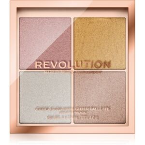 Makeup Revolution Ultimate Lights highlight paletta árnyalat Cheek Glow 16 g
