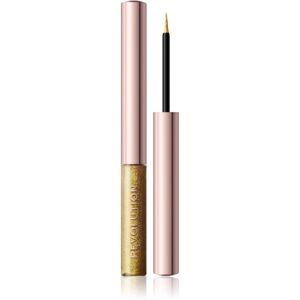 Makeup Revolution Ultimate Lights metál hatású folyékony szemhéjtus árnyalat Gold Gleam 2,4 ml