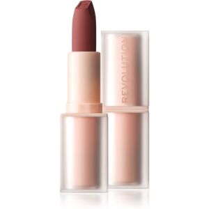 Makeup Revolution Lip Allure Soft Satin Lipstick krémes rúzs szatén finish-el árnyalat Wifey Dusky Pink 3,2 g
