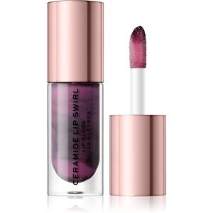 Makeup Revolution Ceramide Swirl hidratáló ajakfény árnyalat Cherry Mauve 4,5 ml