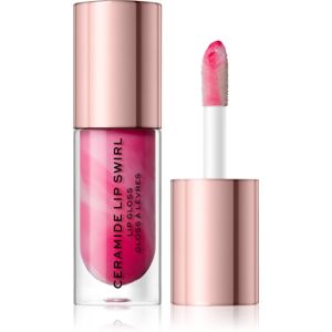 Makeup Revolution Ceramide Swirl hidratáló ajakfény árnyalat Sweet Soft Pink 4,5 ml