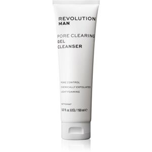 Revolution Man Pore Clearing tisztító gél hidratálja a bőrt és minimalizálja a pórusokat 150 ml