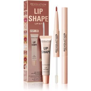 Makeup Revolution Lip Shape Kit ajakápoló készlet árnyalat Chauffeur Nude 1 db