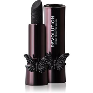 Makeup Revolution SFX Twisted Fantasy csillogó rúzs árnyalat Midnight Black 3,5 g
