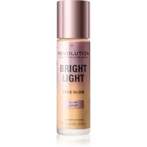 Makeup Revolution Bright Light világosító tonizáló fluid árnyalat Gleam Light 23 ml