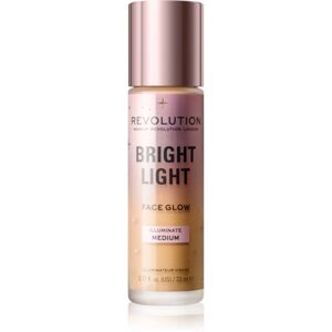Makeup Revolution Bright Light világosító tonizáló fluid árnyalat Illuminate Medium 23 ml