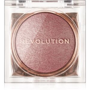 Makeup Revolution Beam Bright kompakt púderes élénkítő arcra árnyalat Pink Seduction 2,45 g
