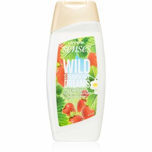 Avon Senses Wild Strawberry Dreams gyengéd tusfürdő gél eper illattal 250 ml