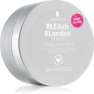 Lee Stafford Bleach Blondes Ice White hajmaszk semlegesíti a sárgás tónusokat 200 ml