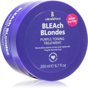 Lee Stafford Bleach Blondes Purple reign maszk semlegesíti a sárgás tónusokat 200 ml