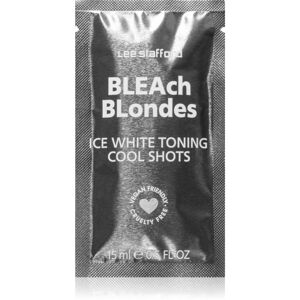 Lee Stafford Bleach Blondes Ice White intenzív kúra szőke és ősz hajra 4x15 ml