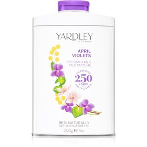 Yardley April Violets illatosított púder hölgyeknek 200 g