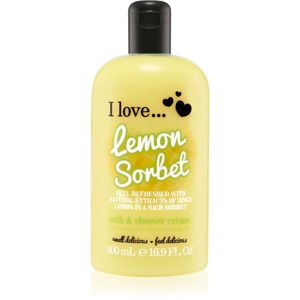 I love... Lemon Sorbet tusoló és fürdő krém