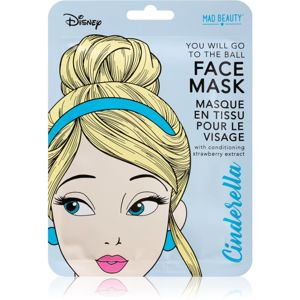 Mad Beauty Disney Princess Cinderella szövet arcmaszk az arcbőr élénkítésére és vitalitásáért 25 ml