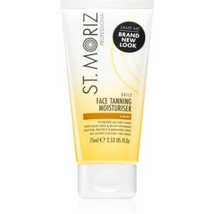 St. Moriz Daily Tanning Face Moisturiser hidratáló önbarnító krém az arcra típus Light 75 ml