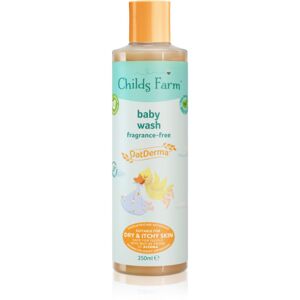 Childs Farm OatDerma Baby Wash parfümmentes tisztító emulzió gyermekeknek 250 ml