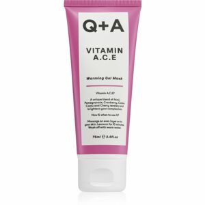 Q+A Vitamin A. C. E megújító géles maszk vitaminokkal A, C, E 75 ml