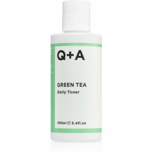 Q+A Green Tea tisztító arc tonik zöld teával 100 ml