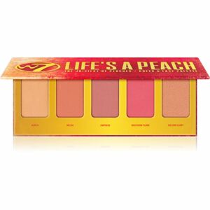 W7 Cosmetics Life's a Peach pirosító paletta 15 g