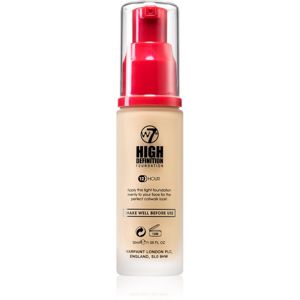 W7 Cosmetics HD hidratáló krémes make-up árnyalat Ivory 30 ml
