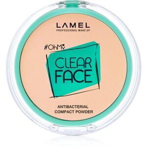 LAMEL OhMy Clear Face kompakt púder antibakteriális adalékkal árnyalat 402 Vanilla 6 g