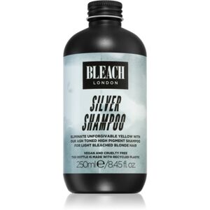 Bleach London Silver sampon világos és szőke hajra 250 ml