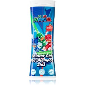 Air Val PJ Masks Shower gel & Shampoo sampon és tusfürdő gél 2 in 1 gyermekeknek 300 ml
