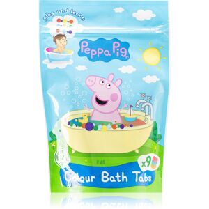 Peppa Pig Colour Bath Tabs színes fürdőpezsgőtabletták 9x16 g