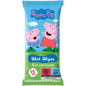 Peppa Pig Wet Wipes nedves törlőkendő gyerekeknek 15 db