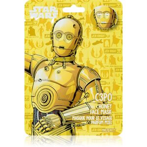 Mad Beauty Star Wars C3PO hidratáló gézmaszk mézzel 25 ml