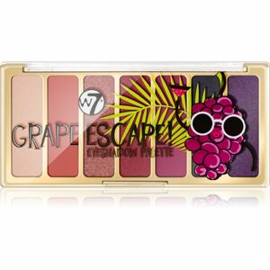W7 Cosmetics Grape Escape! púderes szemhéjfesték paletta 15,4 g