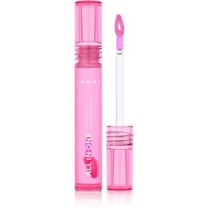 LAMEL All in One Lip Tinted Plumping Oil tonizáló olaj az ajkakra dúsabb hatásért № 402 Pink Sparkle 3 ml