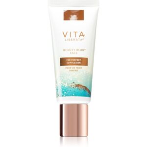 Vita Liberata Beauty Blur Face bőrvilágosító tonizáló krém kisimító hatással árnyalat Dark 30 ml