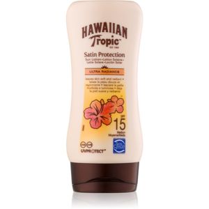 Hawaiian Tropic Satin Protection vízálló napozótej SPF 15 180 ml