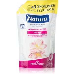 PAPOUTSANIS Natura Almond Cream folyékony szappan kézre 750 ml
