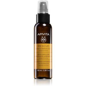 Apivita Holistic Hair Care Argan Oil & Olive hidratáló és tápláló olaj a hajra Argán olajjal 100 ml