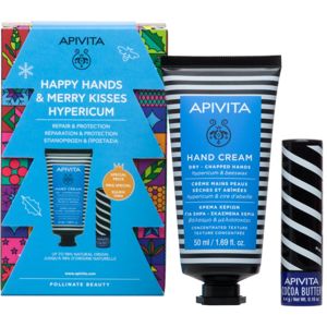 Apivita Hand Care Hypericum & Beeswax ajándékszett I. (száraz bőrre)